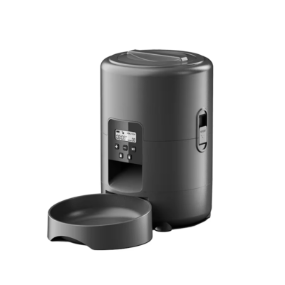 2L Automatic Pet Feeder - Smart Food Dispenser with LCD Display & Button Control for Cats and Dogs