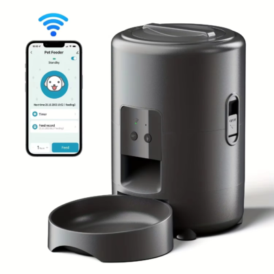 2L Smart Pet Feeder - WiFi APP Remote Control Automatic Cat & Dog Food Dispenser