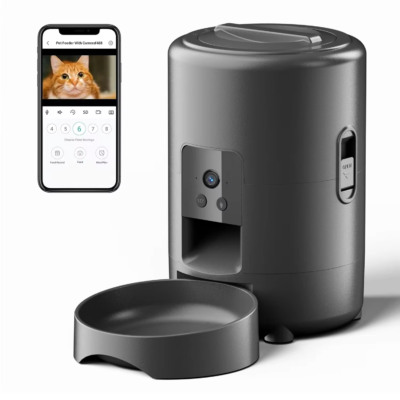 2L APP Control Automatic Pet Feeder Button Version Auto Cat Food Dispenser Smart Control Pet Feeder for Cats Dog Dry Food Bowl No reviews yet