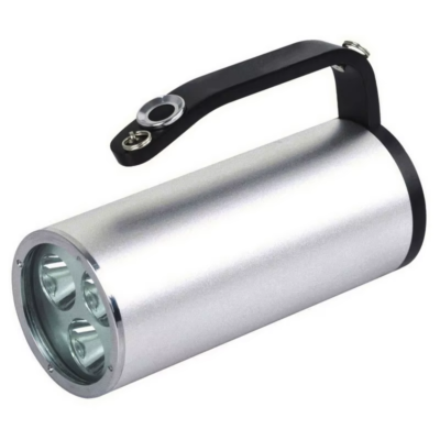 LED Portable Searchlight, 15W Rechargeable Handheld Work Light, IP65 Waterproof & Shockproof Industrial Inspection Lamp for Emergency Repair, Construction & Outdoor, 6.5h Runtime