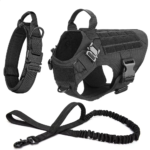 [Leash+Collar+Harness]Black