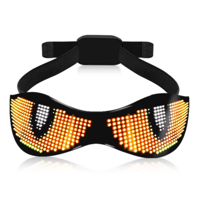 RGB LED Glowing Glasses - Programmable Dynamic Display Glasses for Parties & Raves